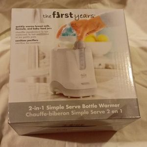 The first years 2in1 simple serve bottle warmer